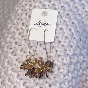 Lovisa Gold Flower Drop Earrings